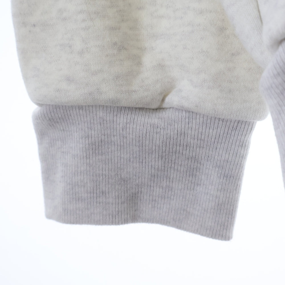 NO BRAND(ノーブランド) Timc Inc. タイムシー ロゴ刺繍 プルオーバーパーカー フーディー グレー