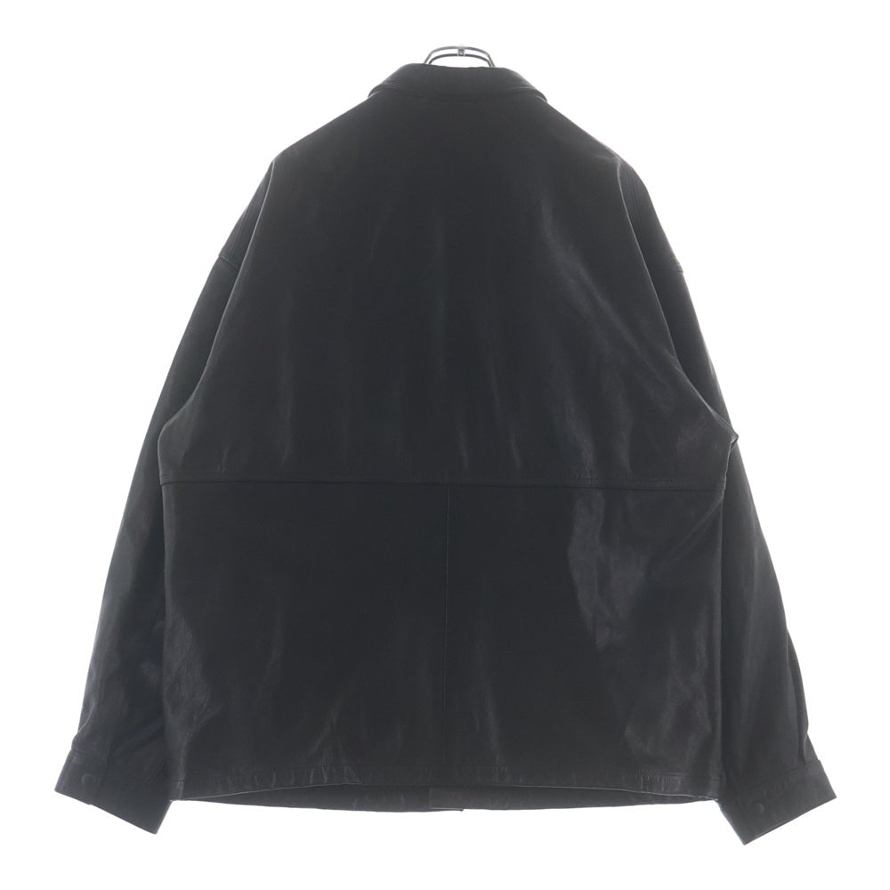 COOTIE PRODUCTIONS(クーティー プロダクションズ) 22AW Leather Coverall ステアハイド レザーカバーオール レザージャケット ブラウン CTE-22A220