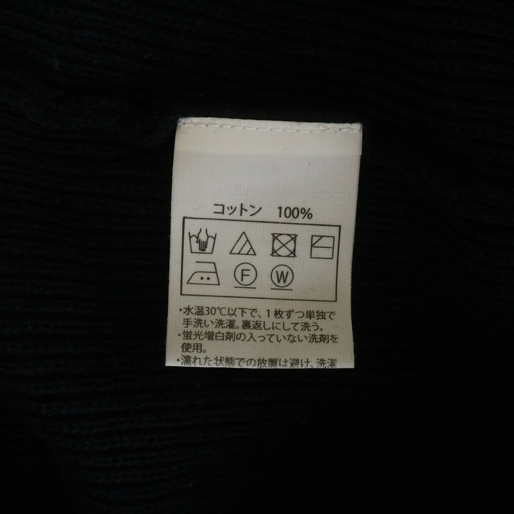 COOTIE PRODUCTIONS(クーティー プロダクションズ) 25AW Rib Stitch Tilden Knit Vest Vネックチルデン ニットベスト ブラック CTE-25A325