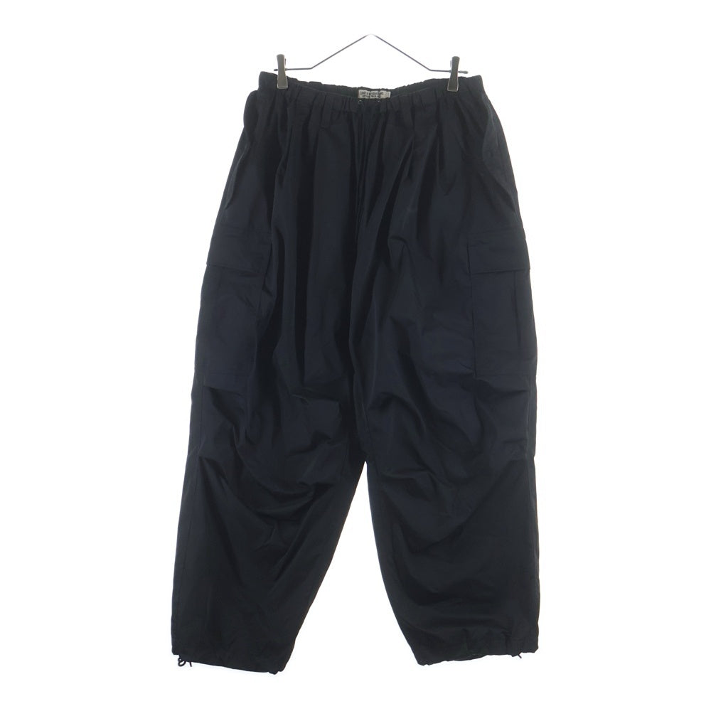 COOTIE PRODUCTIONS(クーティー プロダクションズ) 24AW N/C Weather Cargo Easy Pants ドローコード ワイドカーゴパンツ イージーパンツ ブラック CTE-24A107