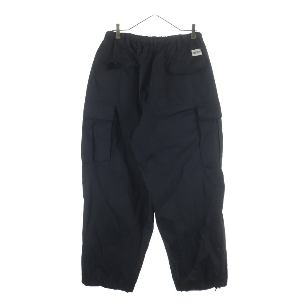 COOTIE PRODUCTIONS(クーティー プロダクションズ) 24AW N/C Weather Cargo Easy Pants ドローコード ワイドカーゴパンツ イージーパンツ ブラック CTE-24A107