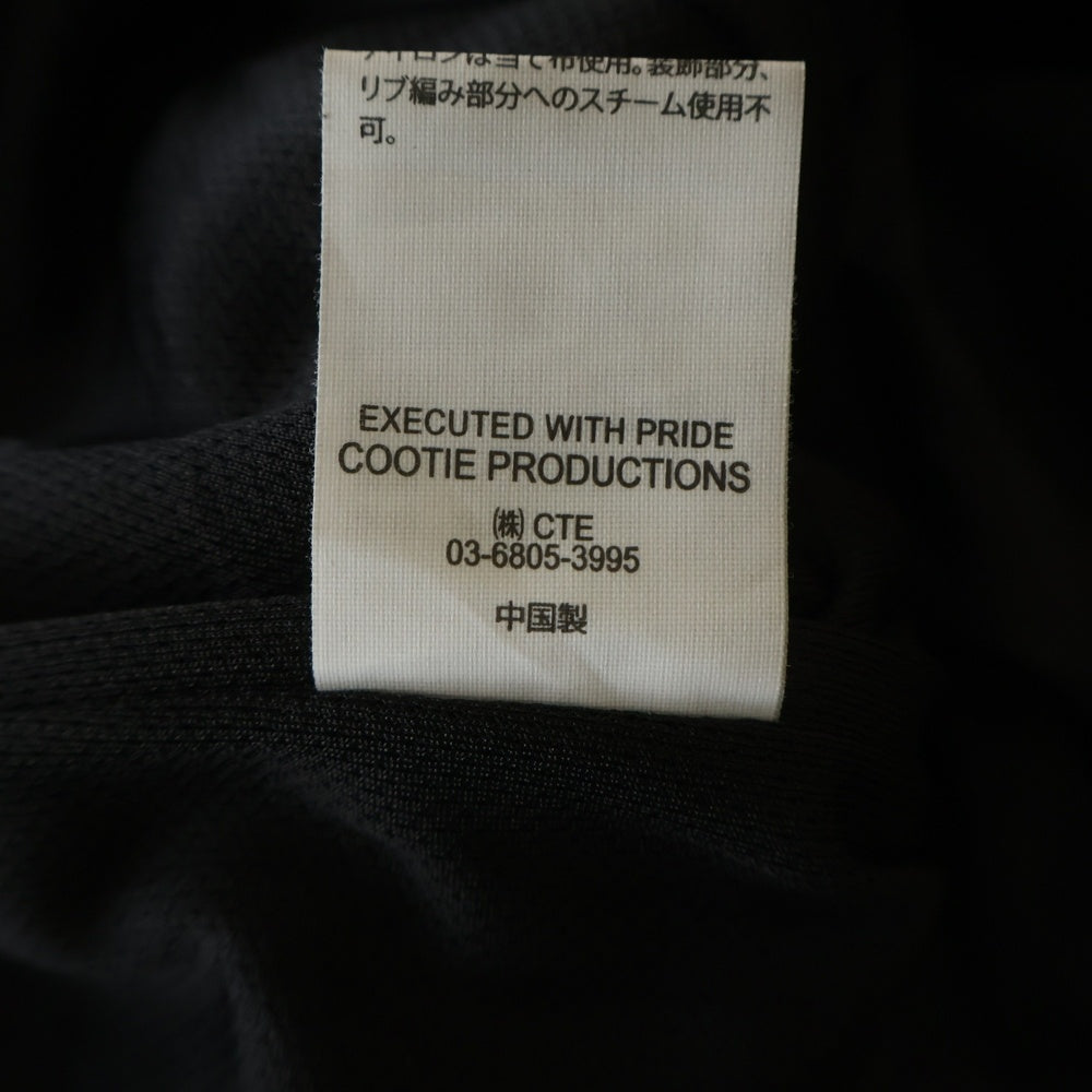 COOTIE PRODUCTIONS(クーティー プロダクションズ) 24AW N/C Weather Cargo Easy Pants ドローコード ワイドカーゴパンツ イージーパンツ ブラック CTE-24A107