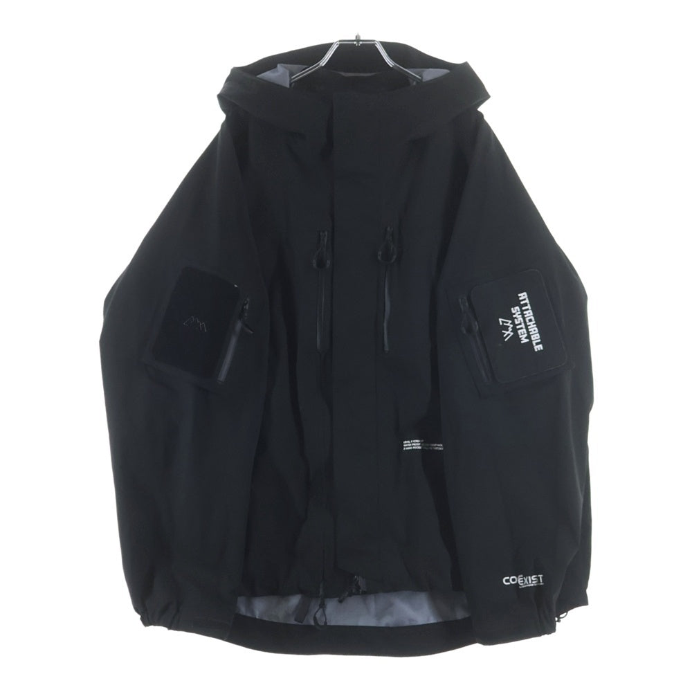 CMF OUTDOOR GARMENT(シーエムエフ アウトドア ガーメント) LEVEL6 COEXIST レベル6 コエジスト シェルジャケット ナイロンジャケット ブラック CMF2501-J02C