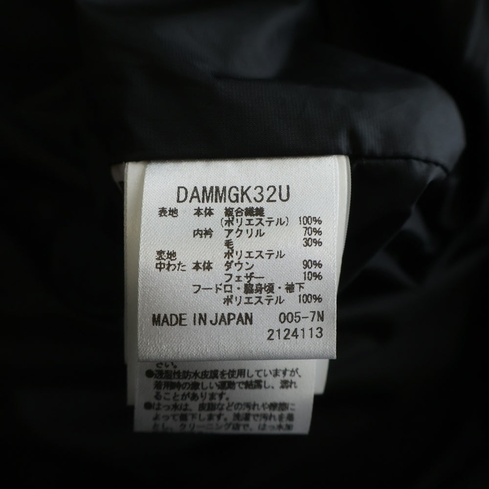 DESCENTE(デサント) ALLTERRAIN オルテライン 水沢ダウンジャケット ブラック DAMMGK32U