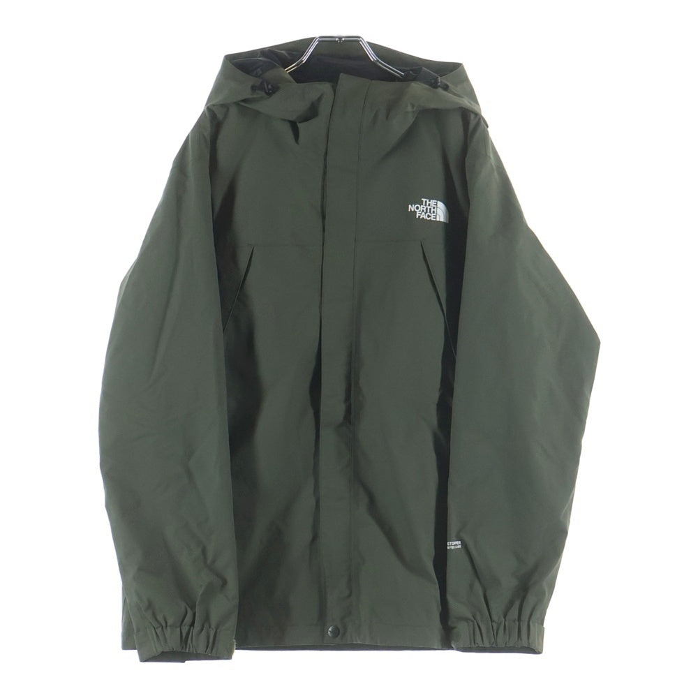 THE NORTH FACE(ザノースフェイス) ロゴプリント ナイロンジャケット マウンテンパーカー カーキ NP62301Z