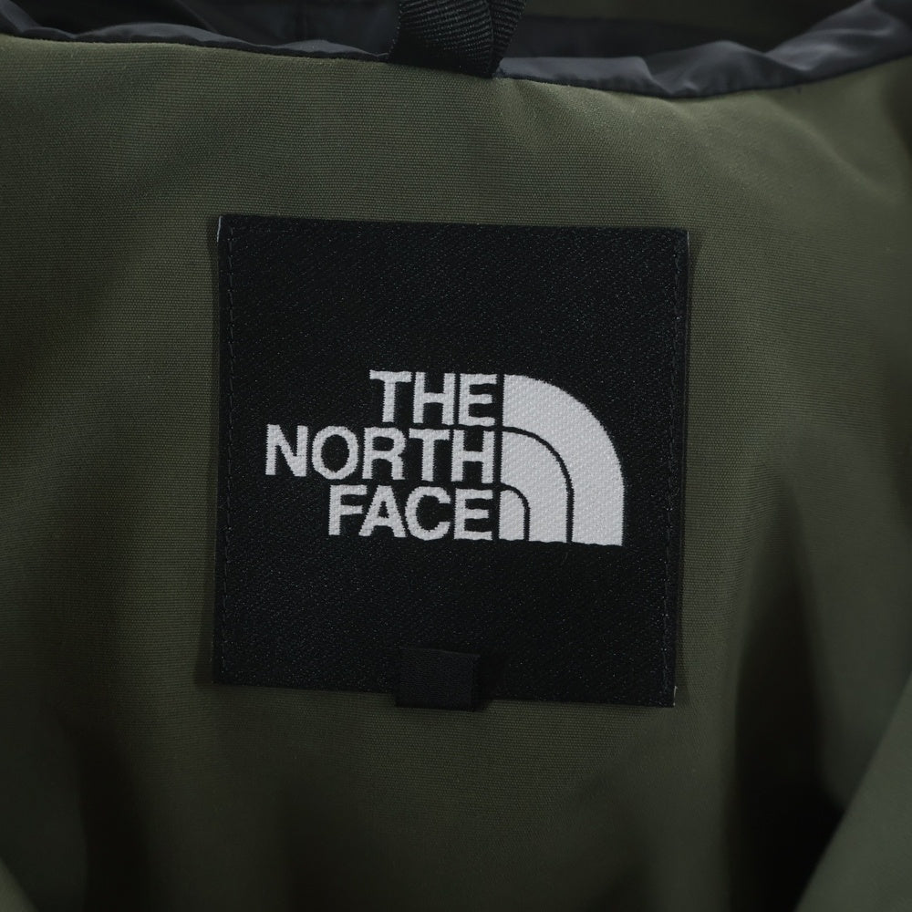 THE NORTH FACE(ザノースフェイス) ロゴプリント ナイロンジャケット マウンテンパーカー カーキ NP62301Z