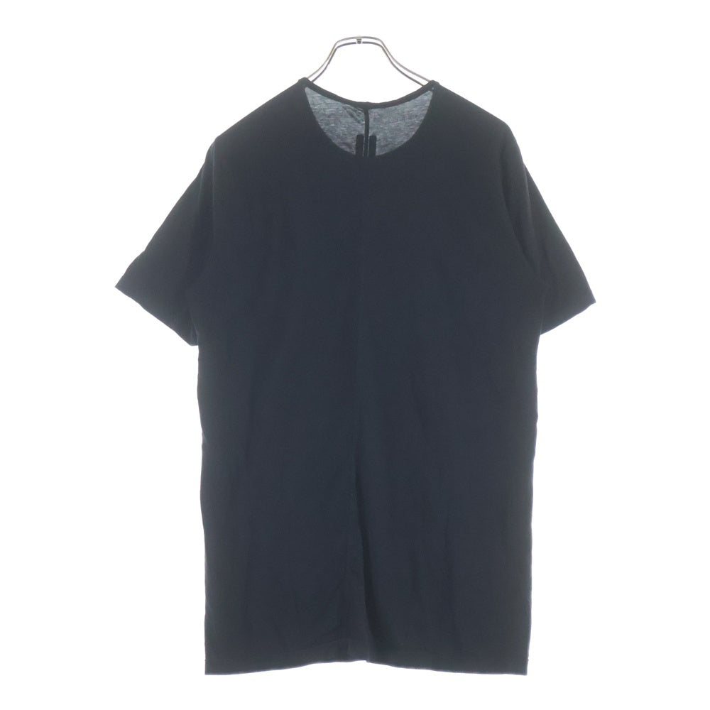 Rick Owens DRKSHDW(リックオウエンス ダークシャドウ) 20SS LEVEL ロゴデザイン クルーネック カットソー 半袖Tシャツ ブラック DU20S5250