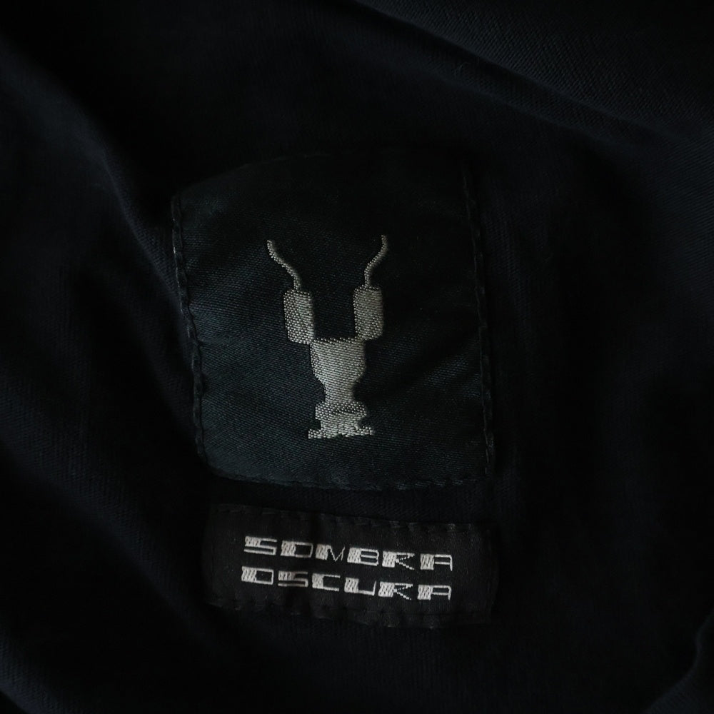 Rick Owens DRKSHDW(リックオウエンス ダークシャドウ) 20SS LEVEL ロゴデザイン クルーネック カットソー 半袖Tシャツ ブラック DU20S5250