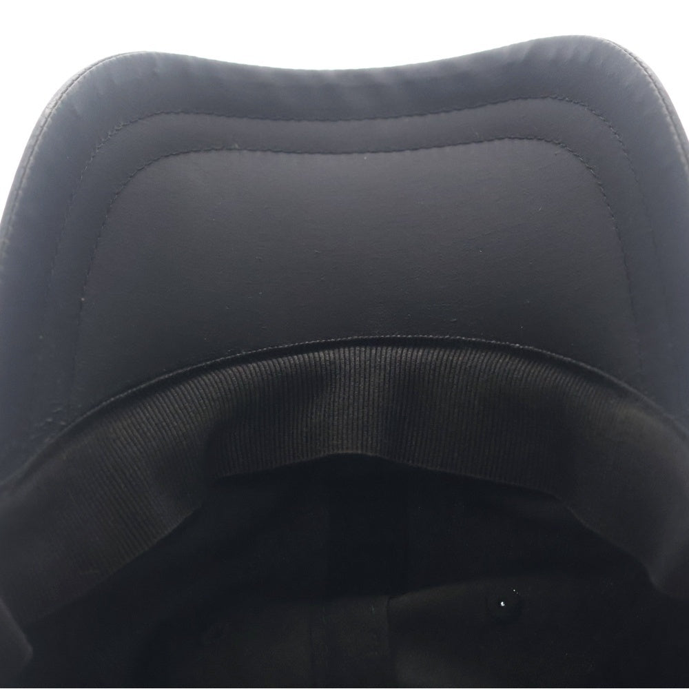 Rick Owens(リックオウエンス) 21SS ×CHAMPION チャンピオン 6パネル ロゴデザイン ベースボールキャップ 帽子 ブラック CM21S0021-B05363