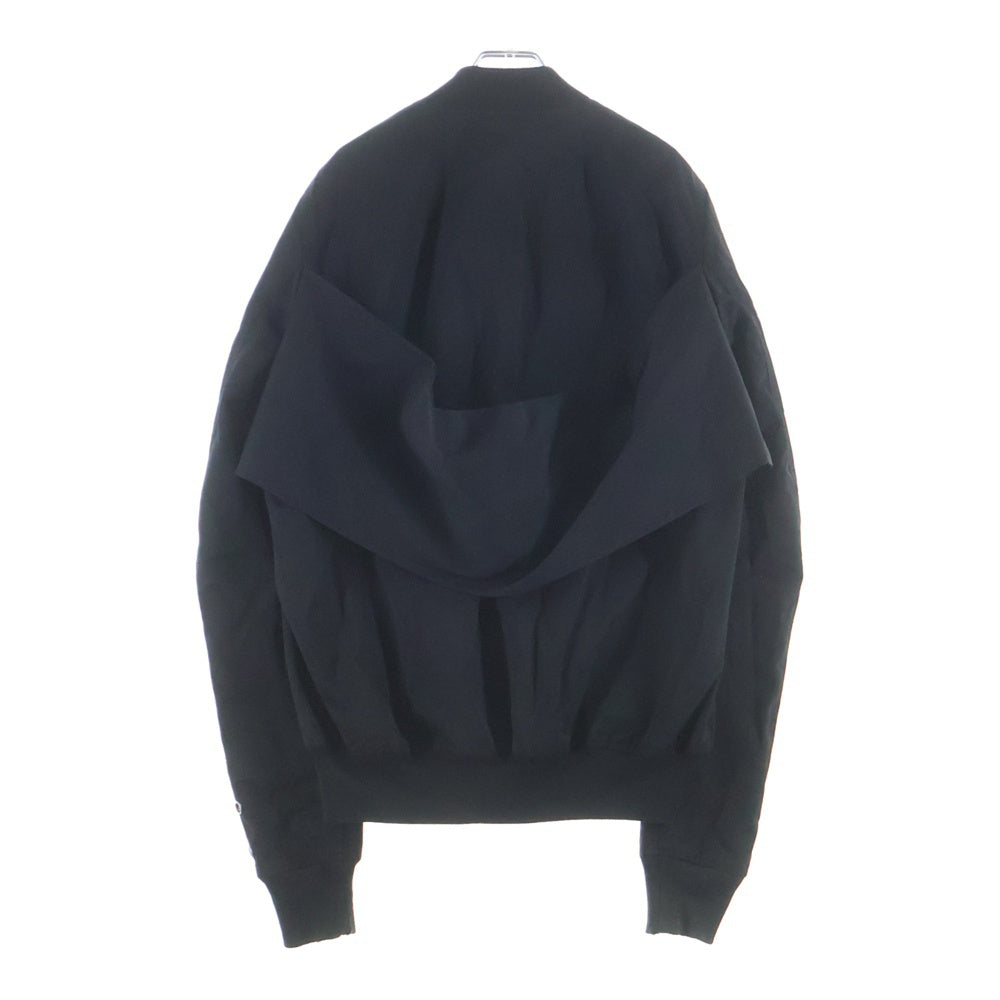 Rick Owens(リックオウエンス) 17AW バックディテール ボンバージャケット MA-1 ブラック RU17F8798-MU
