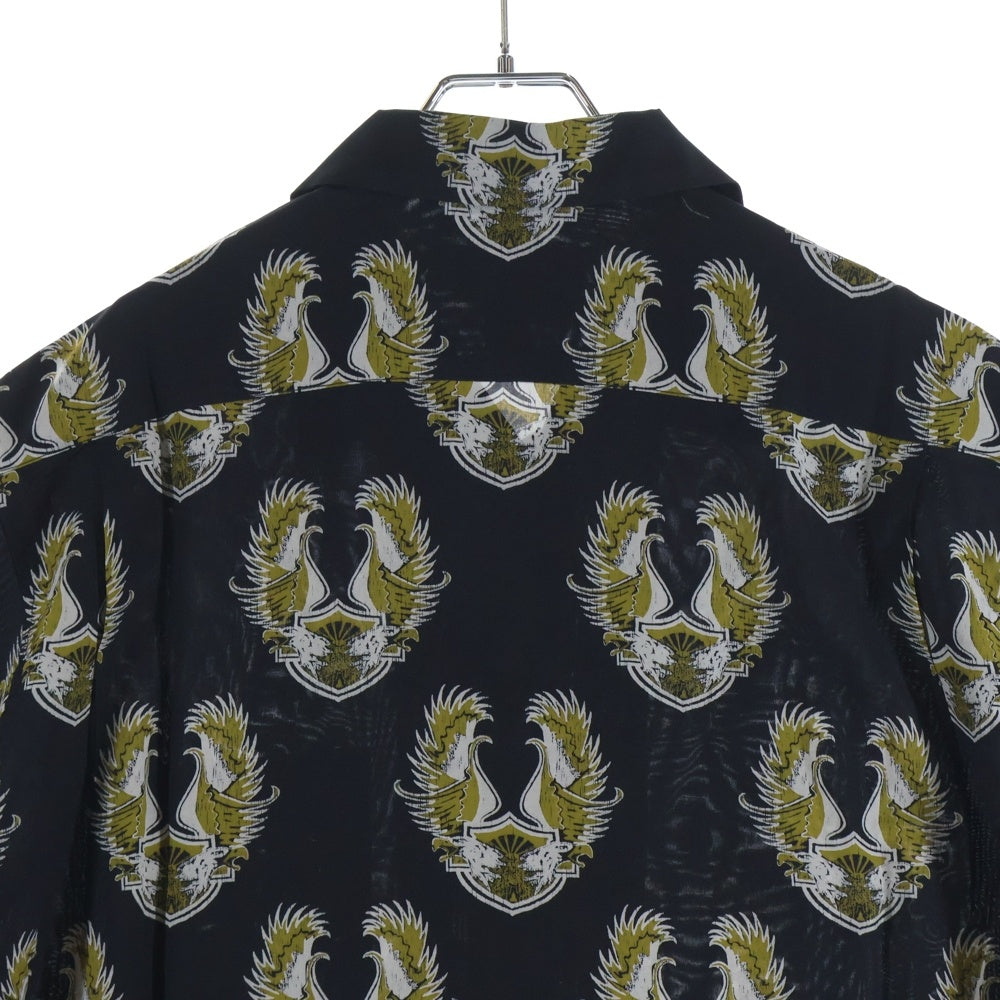 SUBCULTURE(サブカルチャー) Rayon Aloha Shirt レーヨンアロハシャツ 半袖シャツ ブラック SCSH-S2407