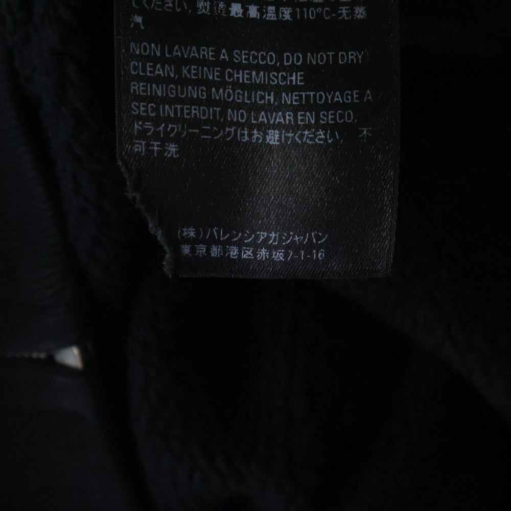 BALENCIAGA(バレンシアガ) 19SSSPEED HUNTERS ZIP UP HOODIE スピードハンタープリント ジップアップ スウェットパーカー ブラック 559100 TDV38