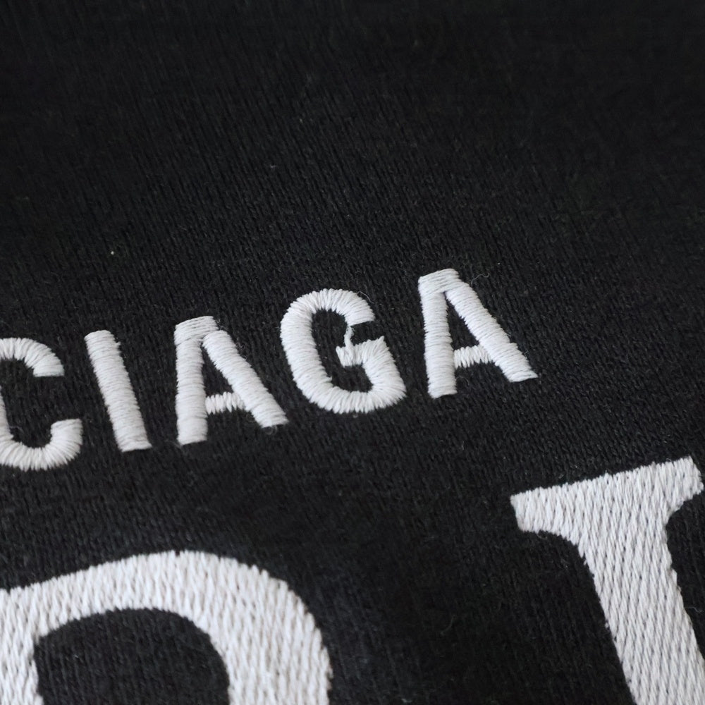 BALENCIAGA(バレンシアガ) BB Logo Pullover Hoodie Sweatshirt BBロゴ プルオーバーパーカー スウェット ブラック 570811 TGV49