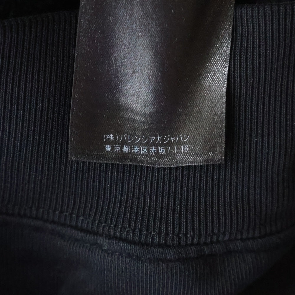 BALENCIAGA(バレンシアガ) BB Logo Pullover Hoodie Sweatshirt BBロゴ プルオーバーパーカー スウェット ブラック 570811 TGV49
