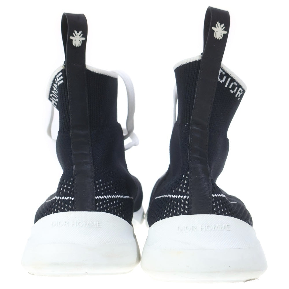 DIOR(ディオール) B21 レースアップソックスシューズ ハイカットスニーカー ブラック