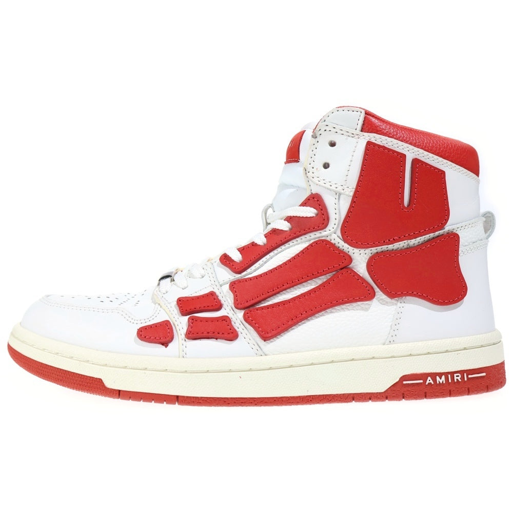 AMIRI(アミリ) SKEL TOP HI スカルパネル ハイカットスニーカー シューズ レッド