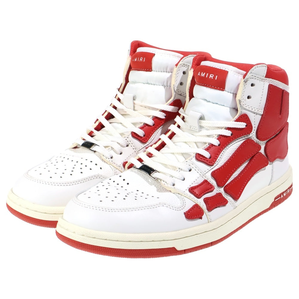 AMIRI(アミリ) SKEL TOP HI スカルパネル ハイカットスニーカー シューズ レッド