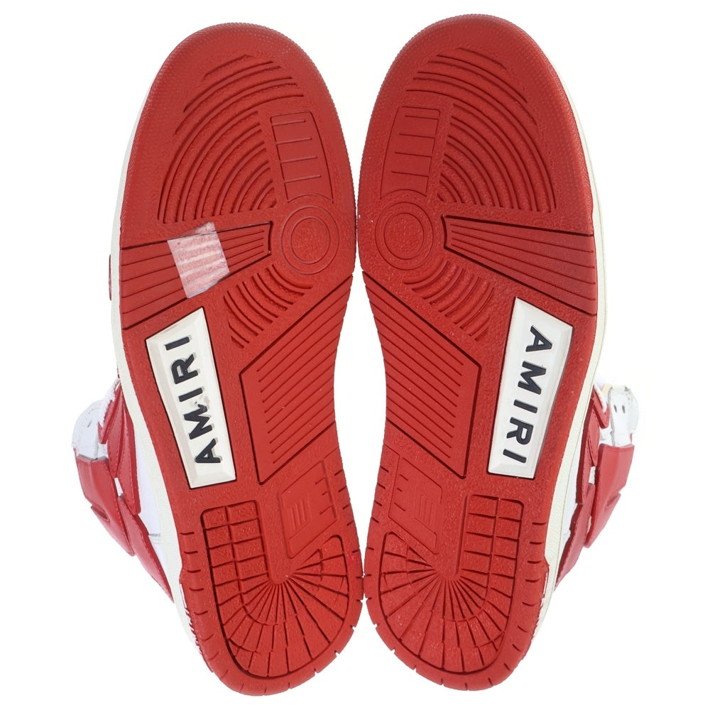 AMIRI(アミリ) SKEL TOP HI スカルパネル ハイカットスニーカー シューズ レッド