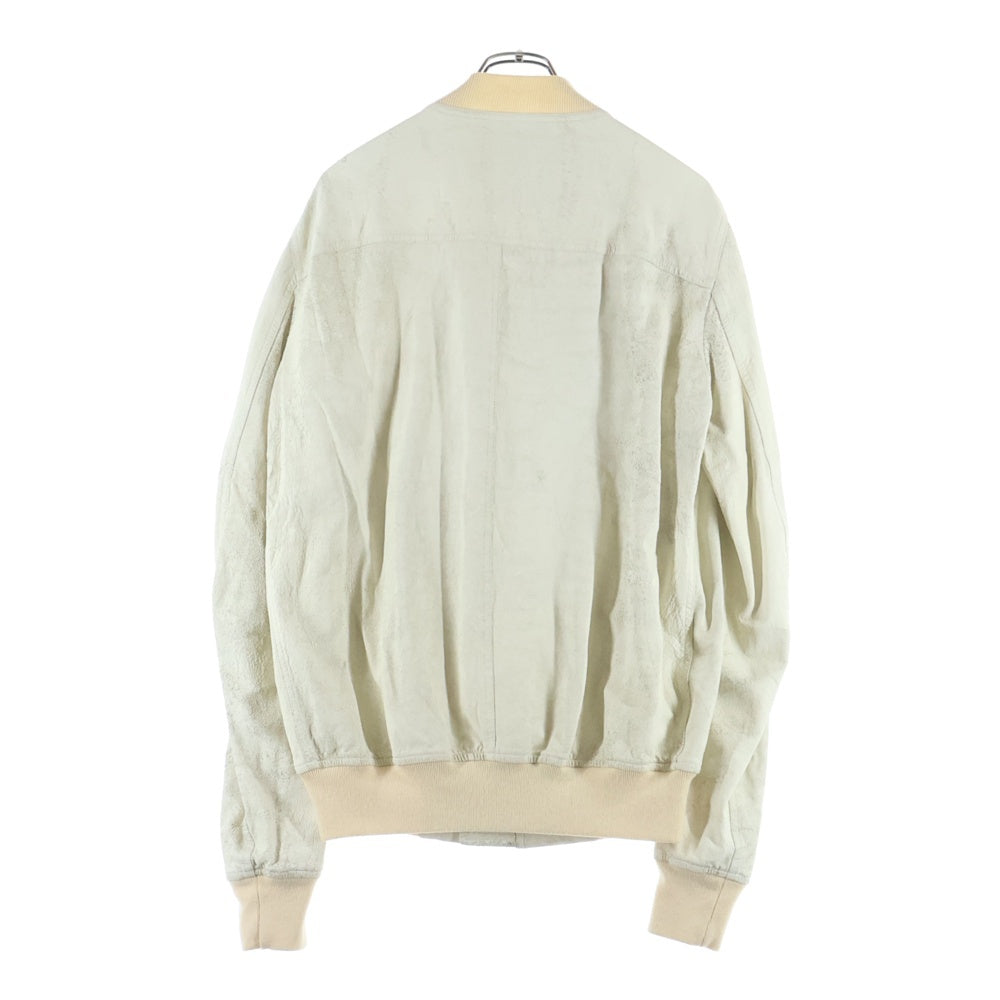 Rick Owens(リックオウエンス) 15SS シングル レザージャケット ホワイト RU15S4771-LB