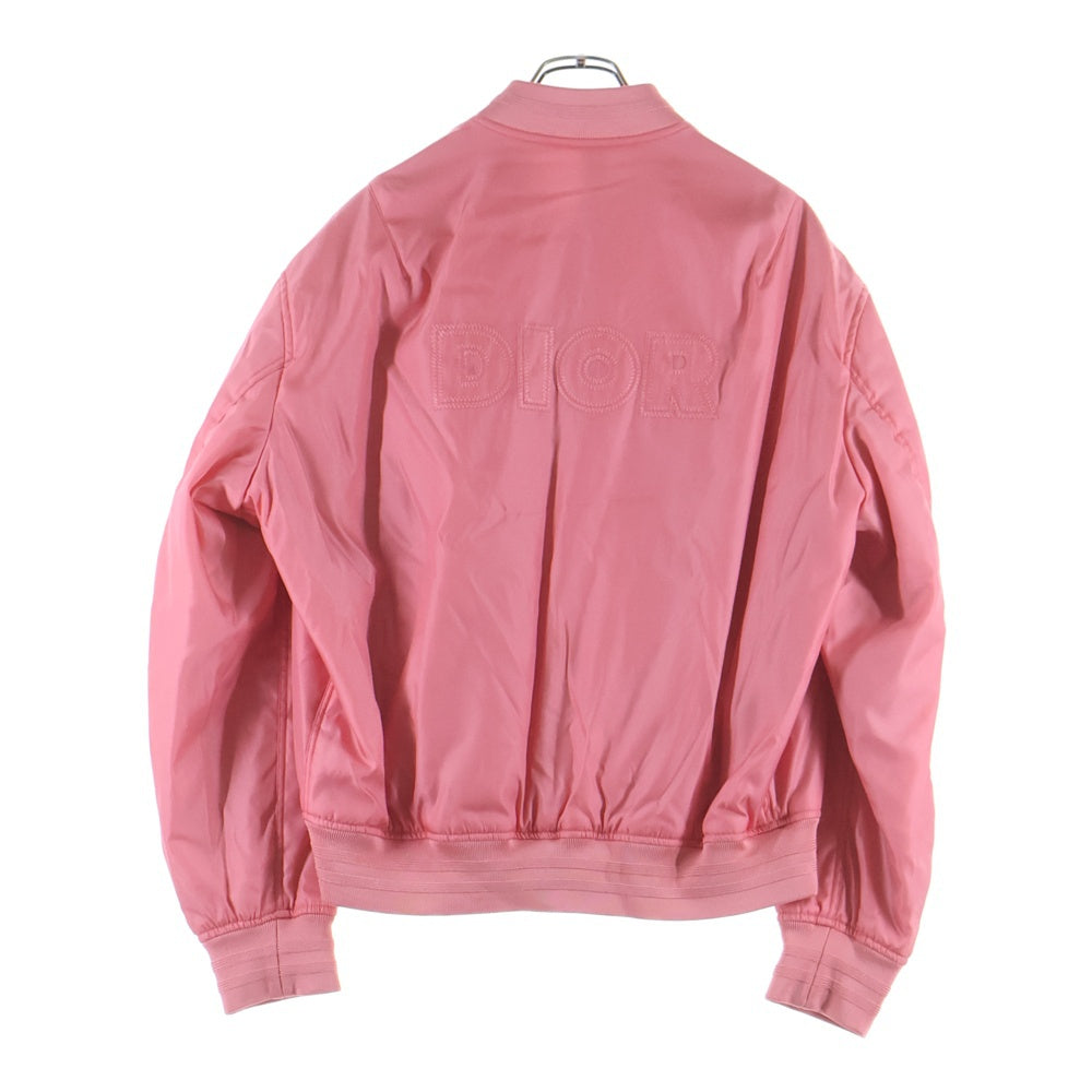 DIOR(ディオール) 20SS MA-1 サドルポケット バックロゴ ボンバージャケット ピンク 943C439C4732