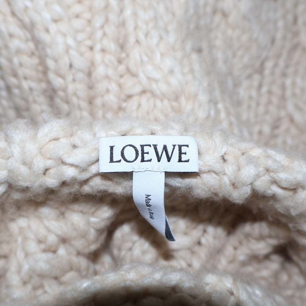LOEWE(ロエベ) カシミヤ タートルネックニット セーター アイボリー H3269000SM