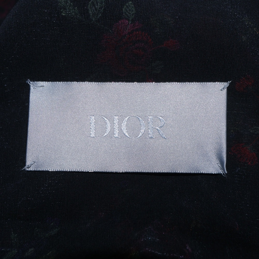 DIOR(ディオール) 19SS フラワー総柄 シルクボンバージャケット ブラック 92PC401B4478