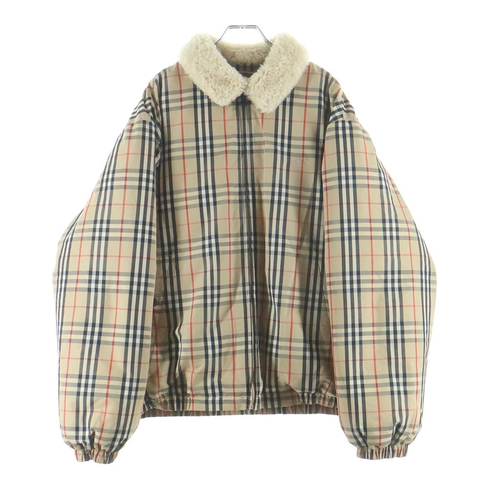 SUPREME(シュプリーム) 22SS ×Burberry Shearling Collar Down Puffer Jacket ×バーバリー シアリングカラー パファーダウンジャケット ブラウン