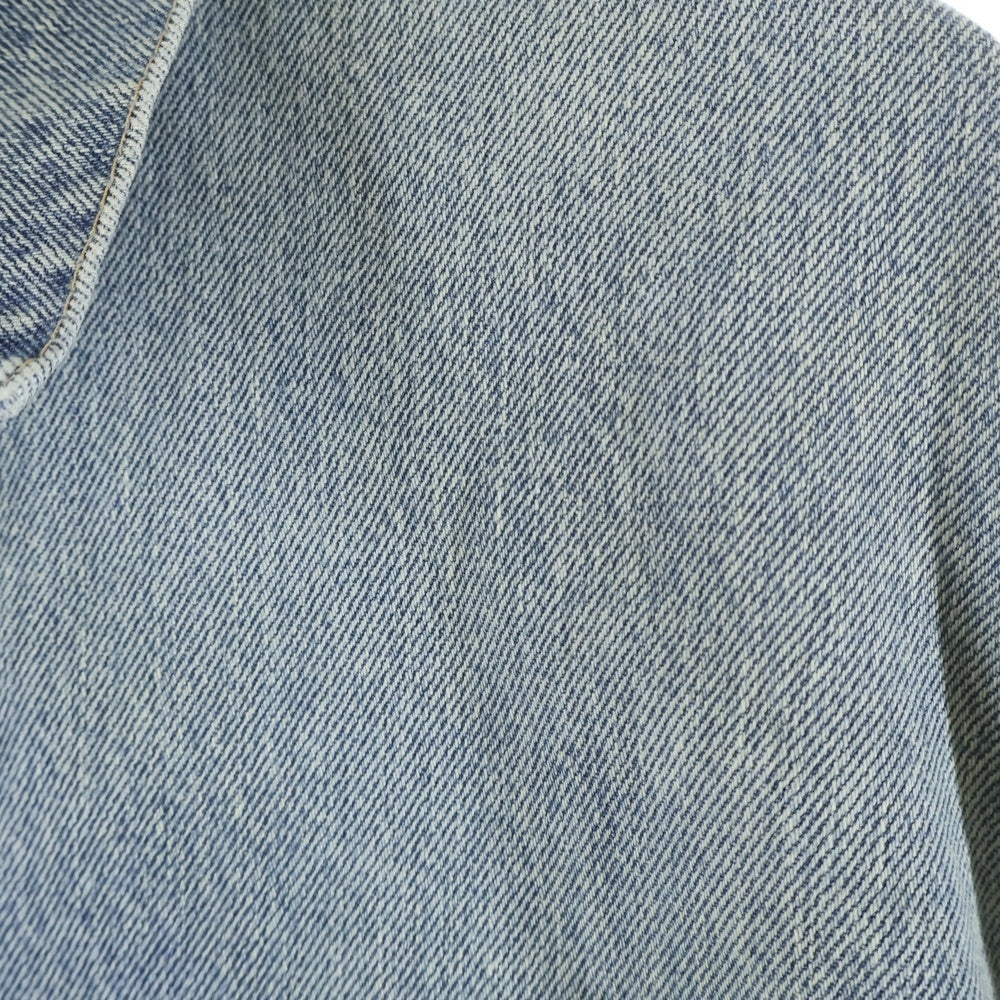 BALENCIAGA(バレンシアガ) ロゴ刺繍 デニムジャケット インディゴ 671889