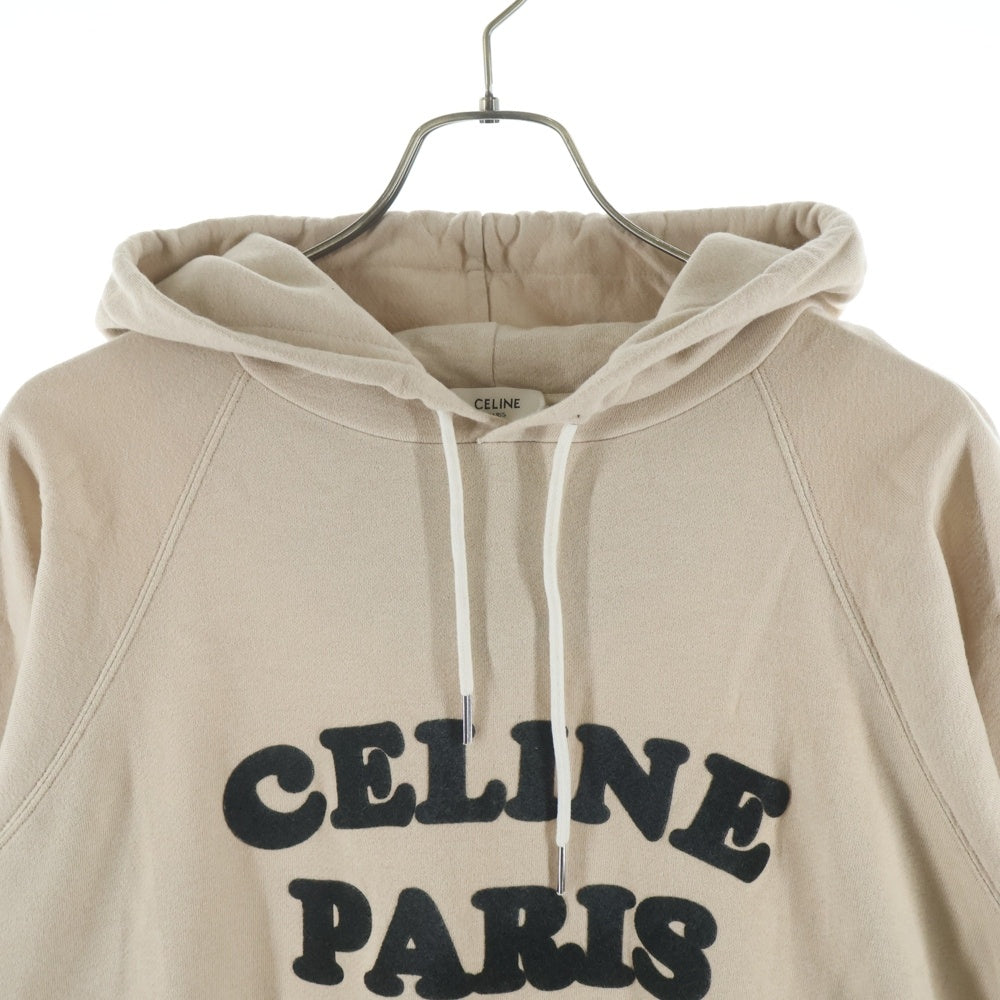 CELINE(セリーヌ) フロントロゴ プルオーバーパーカー フーディー ブラウン 2Y140607F