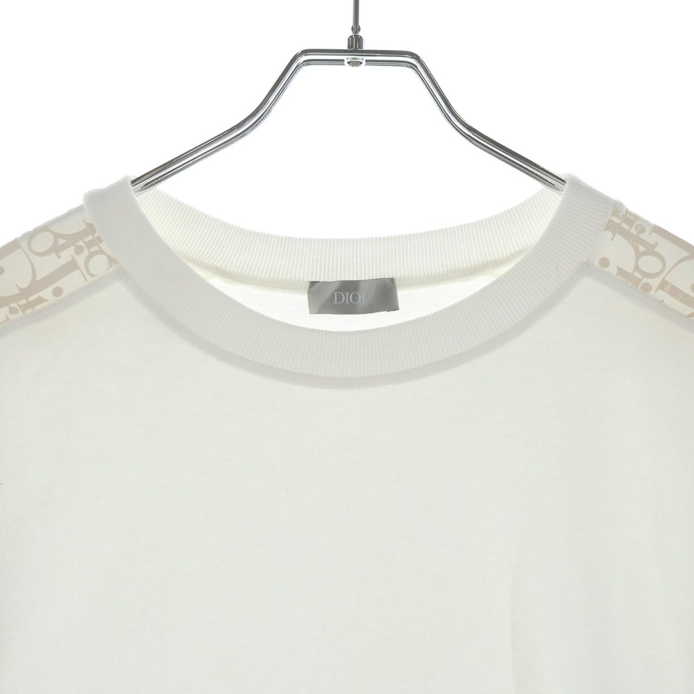 DIOR(ディオール) オブリーク アームライン 長袖Tシャツ カットソー ホワイト 113J643A0554