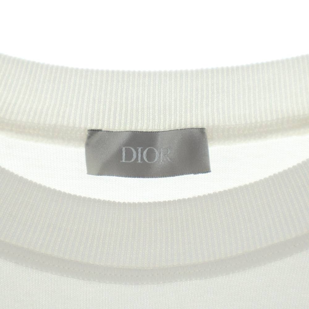 DIOR(ディオール) オブリーク アームライン 長袖Tシャツ カットソー ホワイト 113J643A0554