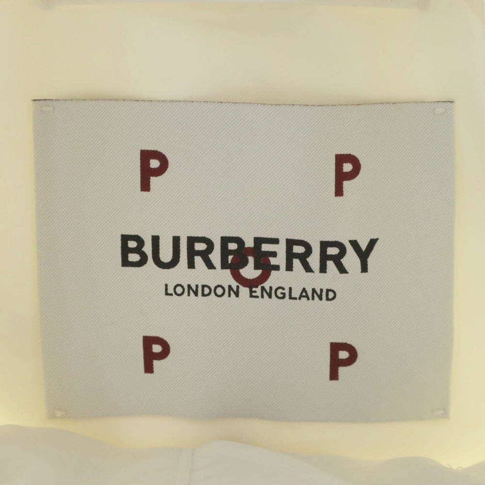 BURBERRY(バーバリー) Pop Trading Company テクニカルパーカー バックプリント メッシュ ナイロン テックコート ホワイト 8061318