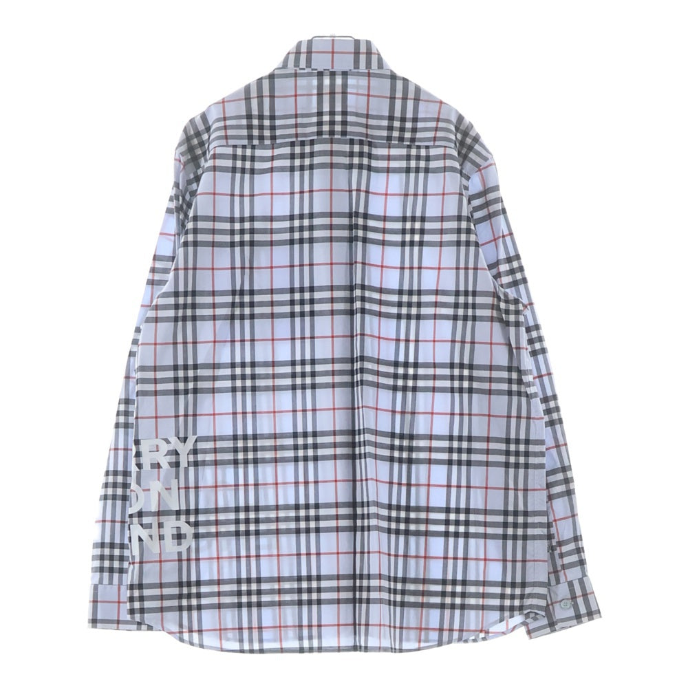 BURBERRY(バーバリー) ノヴァチェック コットンシャツ 長袖シャツ ブルー 8017568