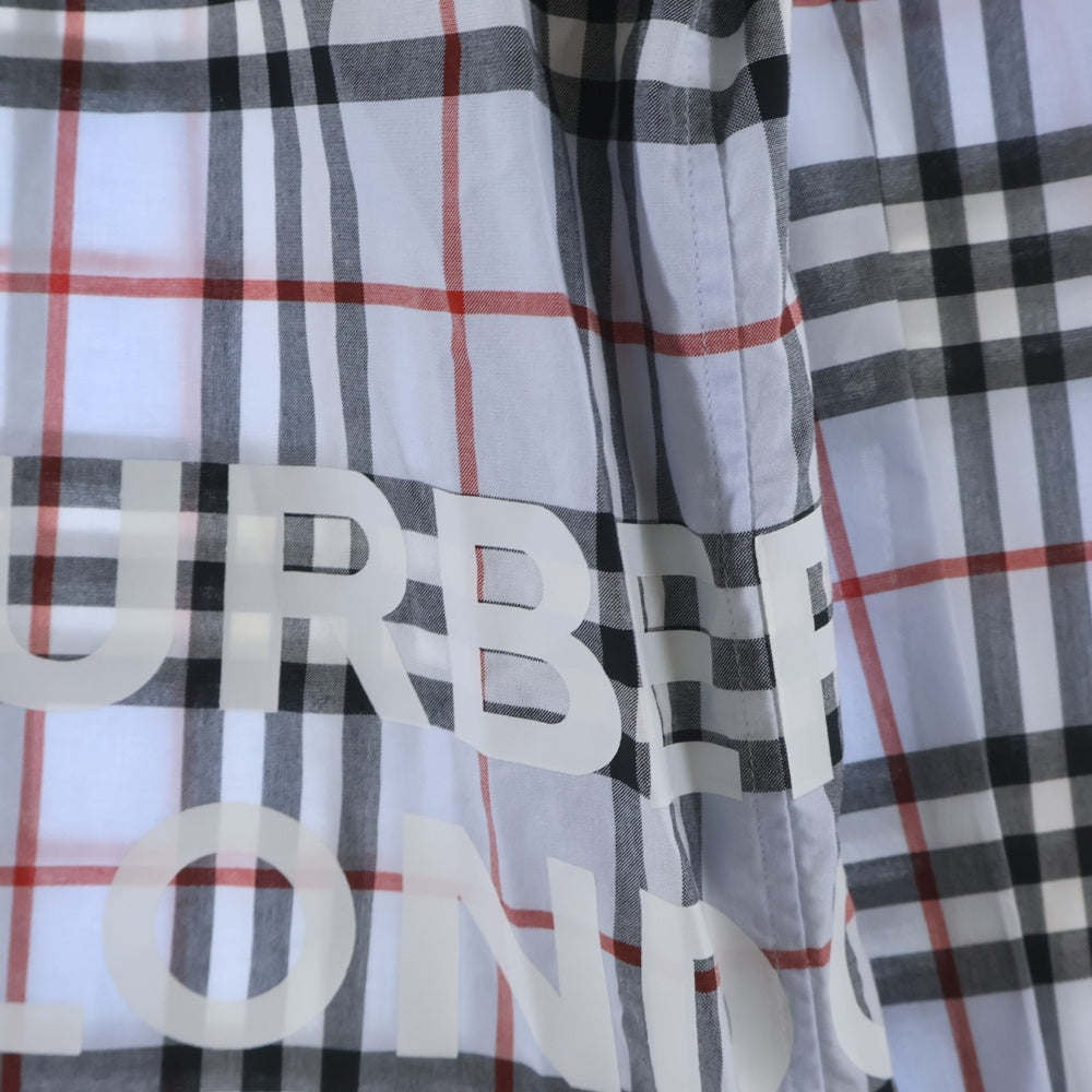 BURBERRY(バーバリー) ノヴァチェック コットンシャツ 長袖シャツ ブルー 8017568