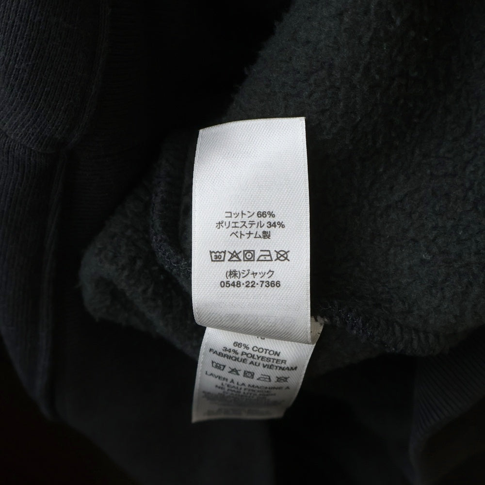 DENIM TEARS(デニムティアーズ) 23SS ×STUSSY GRAPHIC HOODIE ×ステューシー プリント プルオーバーパーカー フーディー ブラック