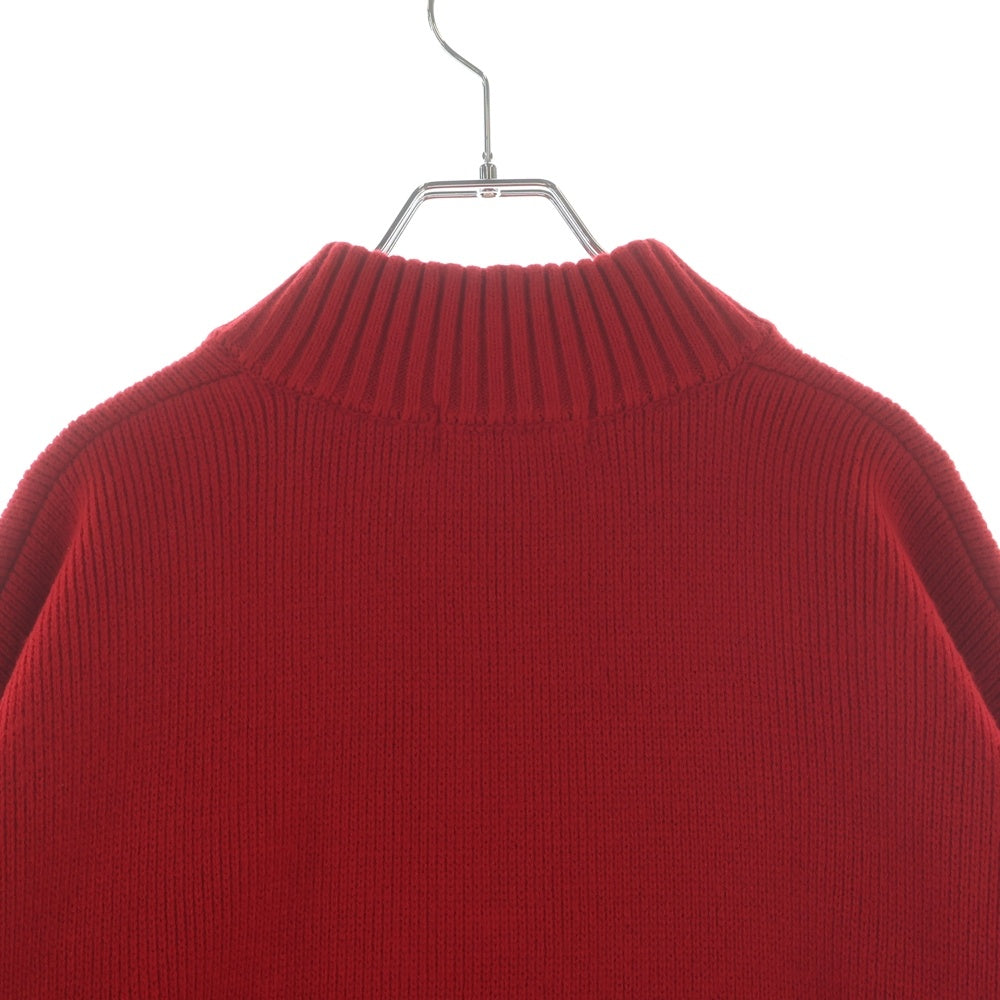 SUPREME(シュプリーム) 25AW Script Stripe Half Zip Sweater スクリプト ストライプ ハーフジップニット セーター レッド