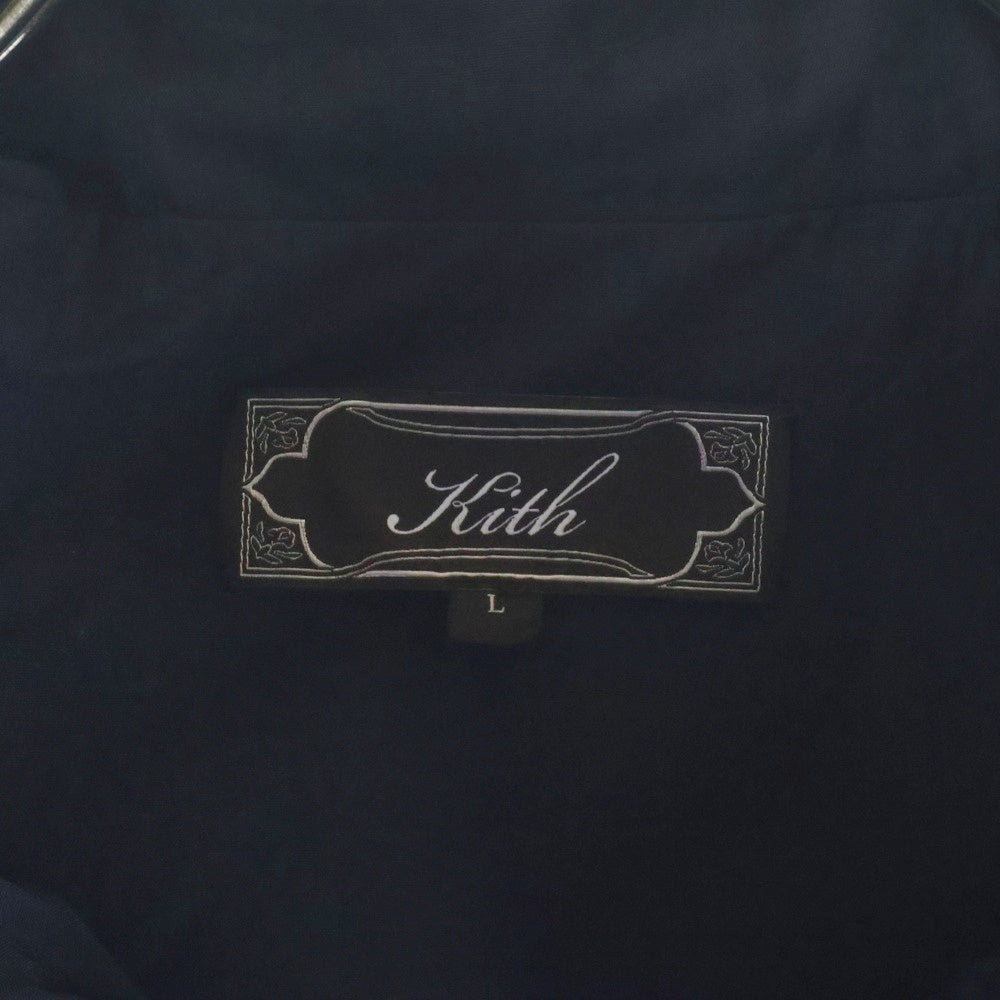 KITH(キス) Everett Cropped Moto Trench エヴェレット クロップドモトトレンチコート ブルー