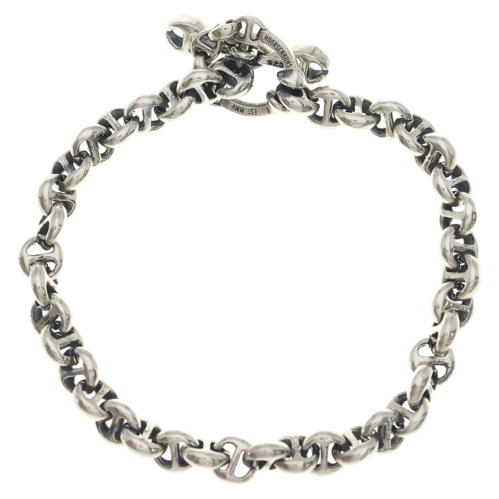 HOORSENBUHS(ホーセンブース) 5MM OPEN-LINK BRACELET 5ミリ オープンリンク ブレスレット シルバー 9911700204
