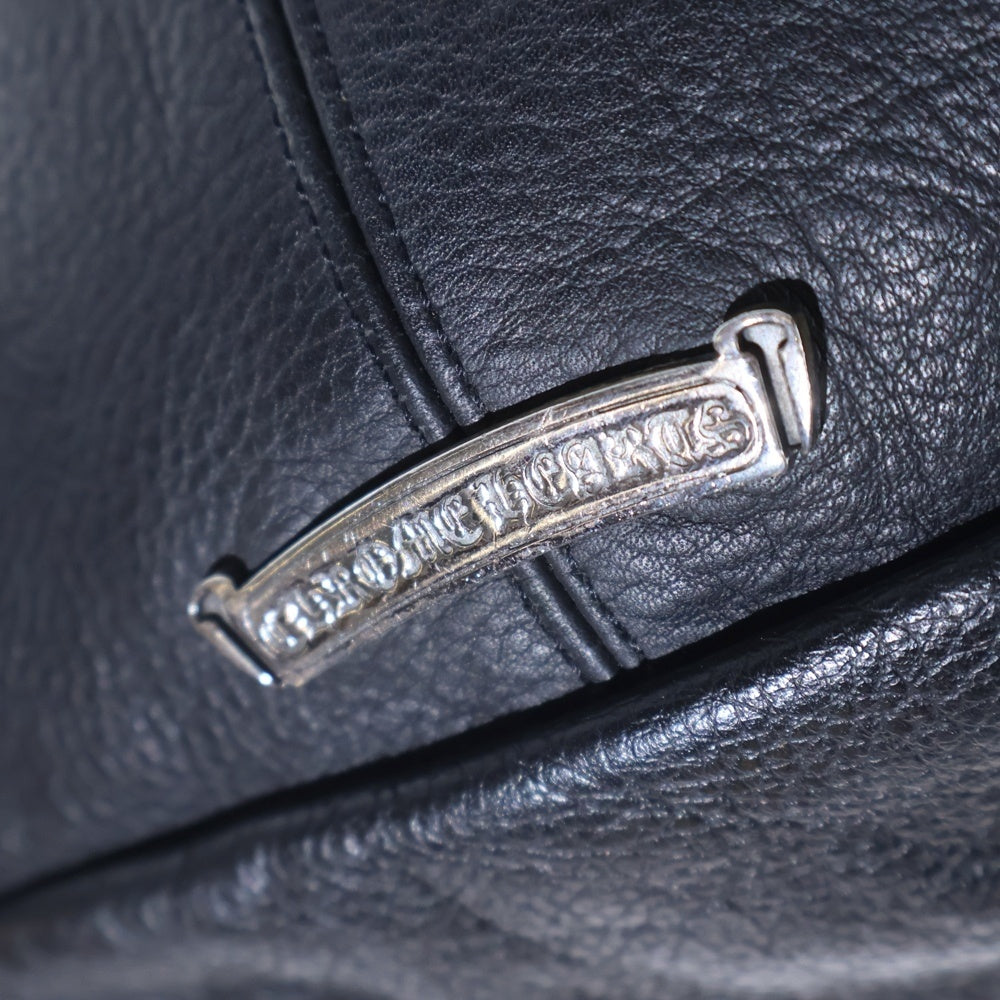 CHROME HEARTS(クロムハーツ) #1 SNAT PACK スナットパック ダガージップ ガンスリンガーベルト レザーウエストバッグ ブラック BCA378