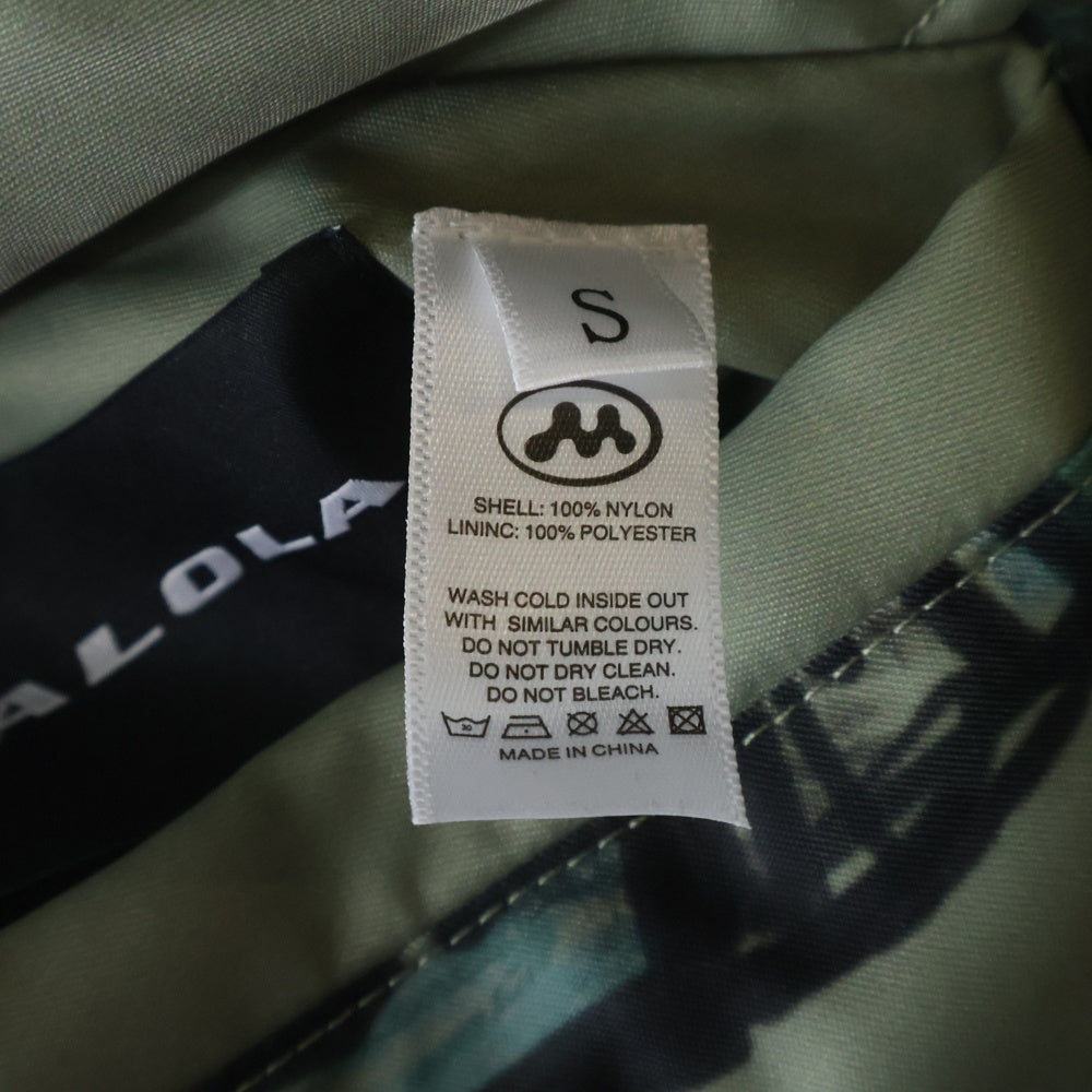 Mowalola(モワローラ) 25AW GRAFFITI BOMBER JACKET グラフィック ボンバージャケット カーキ