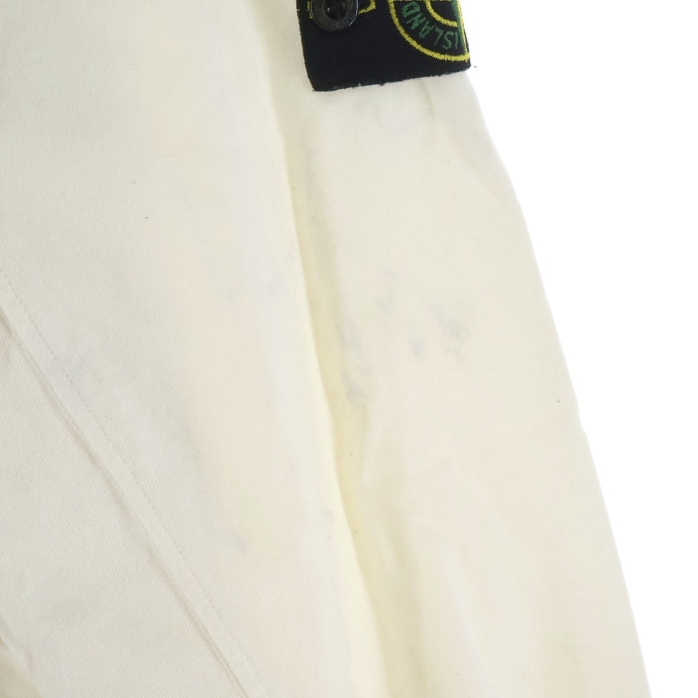 STONE ISLAND(ストーンアイランド) Heavyweight Cotton Crew Neck Long-Sleeve T-shirt ヘビーウェイトコットンクルーネック長袖Tシャツ カットソー ホワイト 711562350