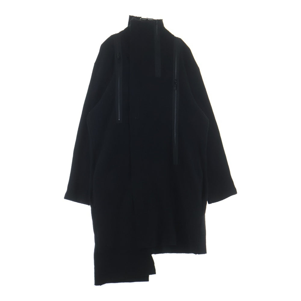 B Yohji Yamamoto(ビー ヨウジヤマモト) 20AW アシンメトリー マルチジップデザイン ニット セーター ブラック NR-T57-181