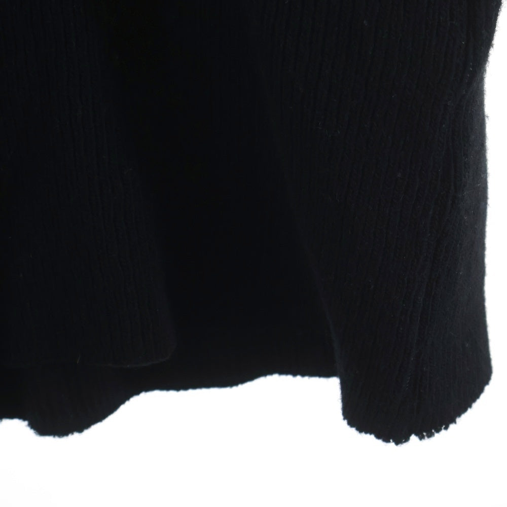 B Yohji Yamamoto(ビー ヨウジヤマモト) 20AW アシンメトリー マルチジップデザイン ニット セーター ブラック NR-T57-181