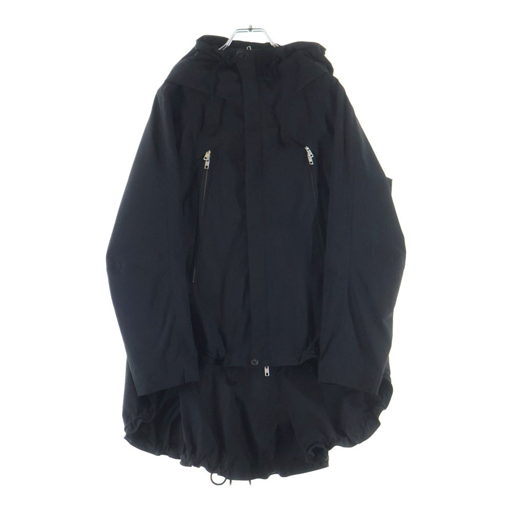 REGULATION Yohji Yamamoto(レギュレーションヨウジヤマモト) ジップポケットモッズコート ブラック レディース FI-Y50-900