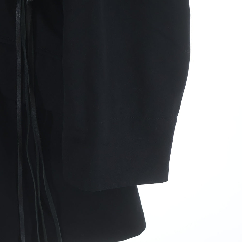 B Yohji Yamamoto(ビー ヨウジヤマモト) サイドジップデザイン マルチポケット レギュラーカラー テーラードジャケット ブラック NR-J53-100