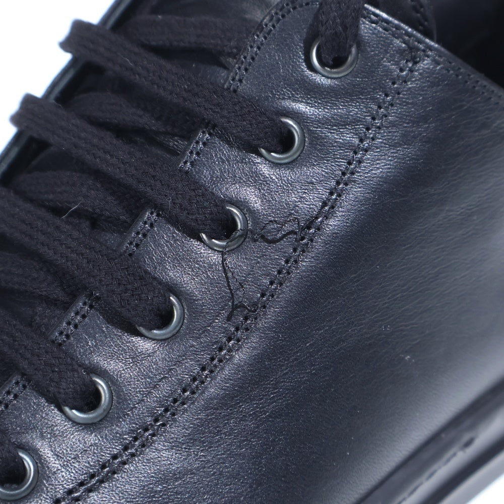 Rick Owens(リックオウエンス) LOW SNEAK レザー ローカットスニーカー ブラック