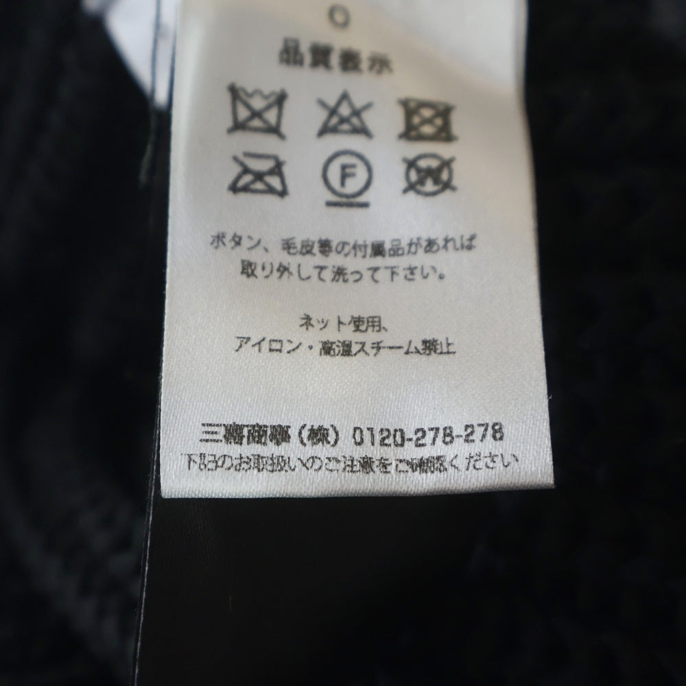 J.W.ANDERSON(ジェー ダブリュー アンダーソン) Wool Knit Sweater ウールニット セーター ブラック