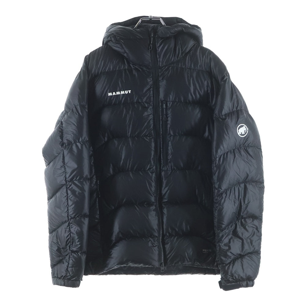 MAMMUT(マムート) フロントロゴデザイン マルチポケット ジップアップ ダウンジャケット ブラック 1013-02630