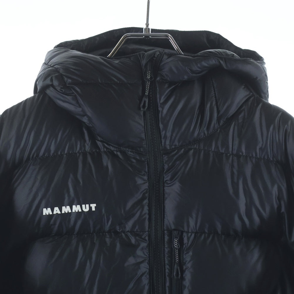 MAMMUT(マムート) フロントロゴデザイン マルチポケット ジップアップ ダウンジャケット ブラック 1013-02630