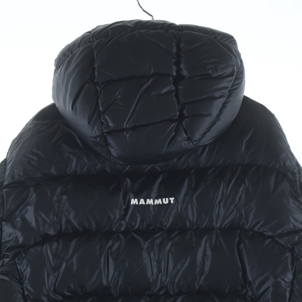 MAMMUT(マムート) フロントロゴデザイン マルチポケット ジップアップ ダウンジャケット ブラック 1013-02630